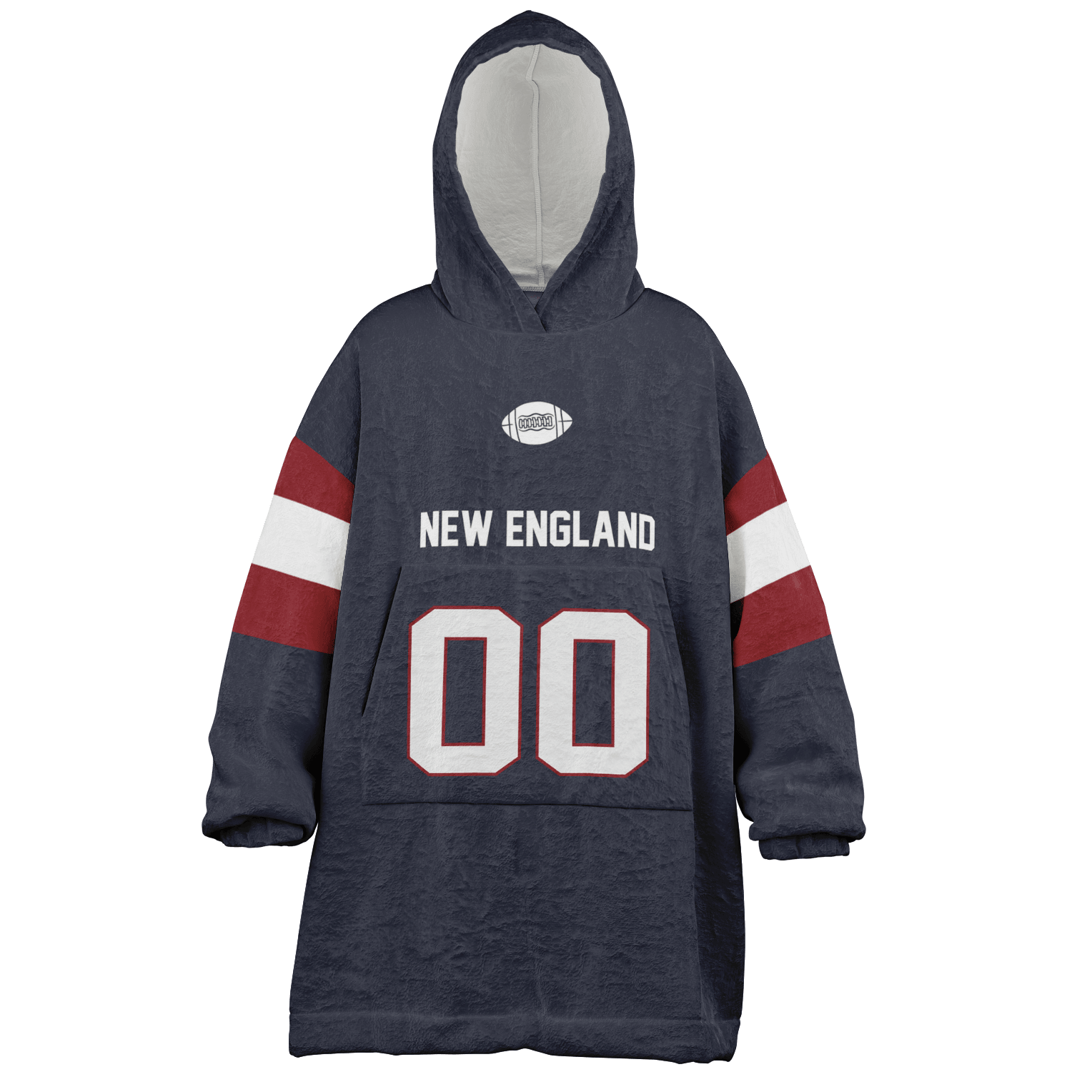 Personalized New England Hoodie Blanket product image 13