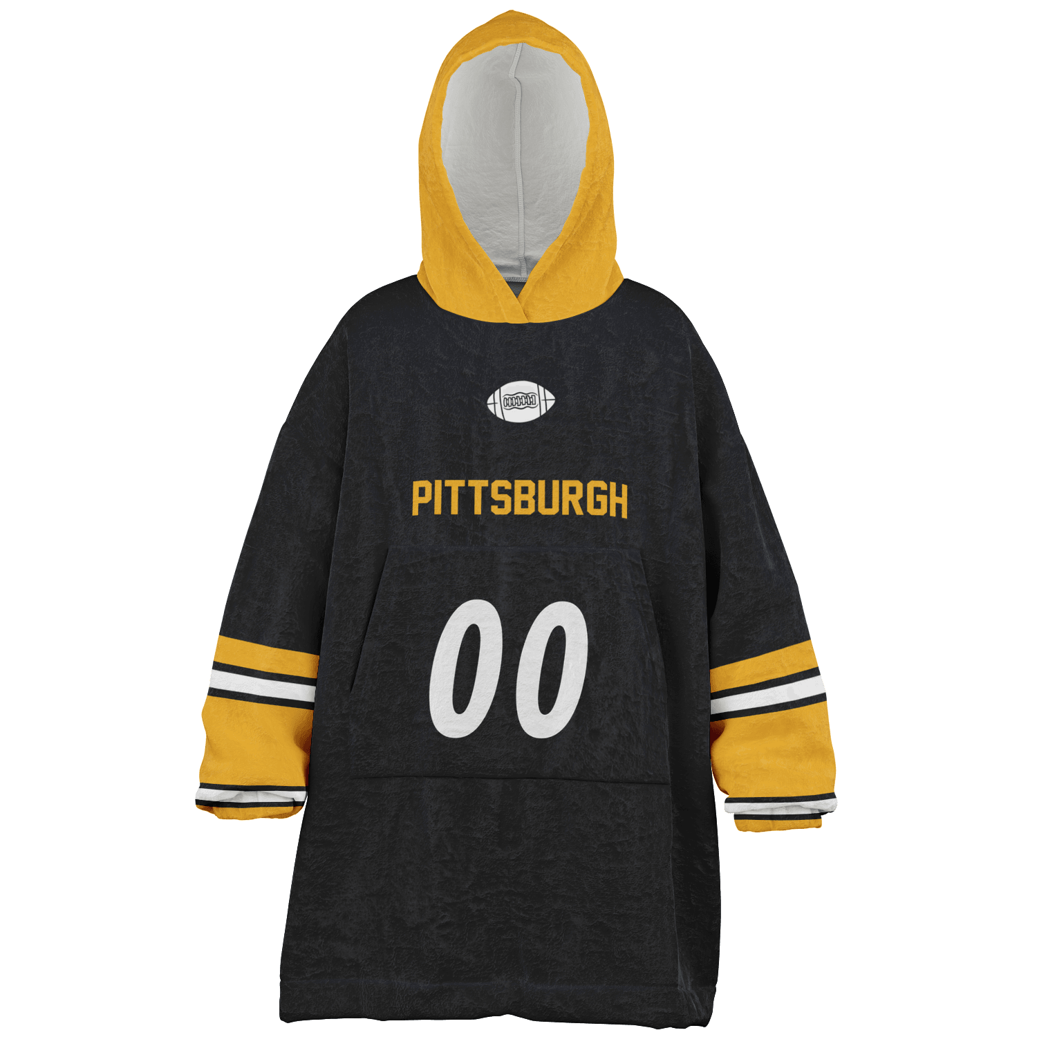 Personalized Pittsburgh Hoodie Blanket product image 13