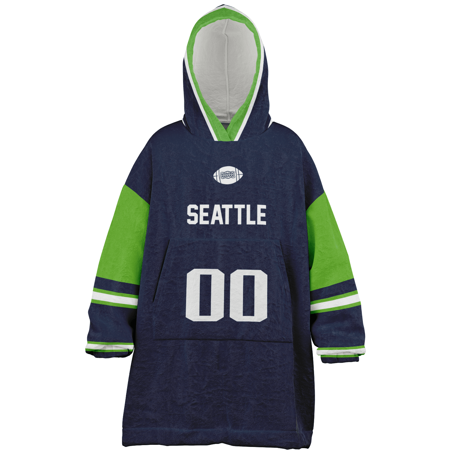 Personalized Seattle Hoodie Blanket product image 14