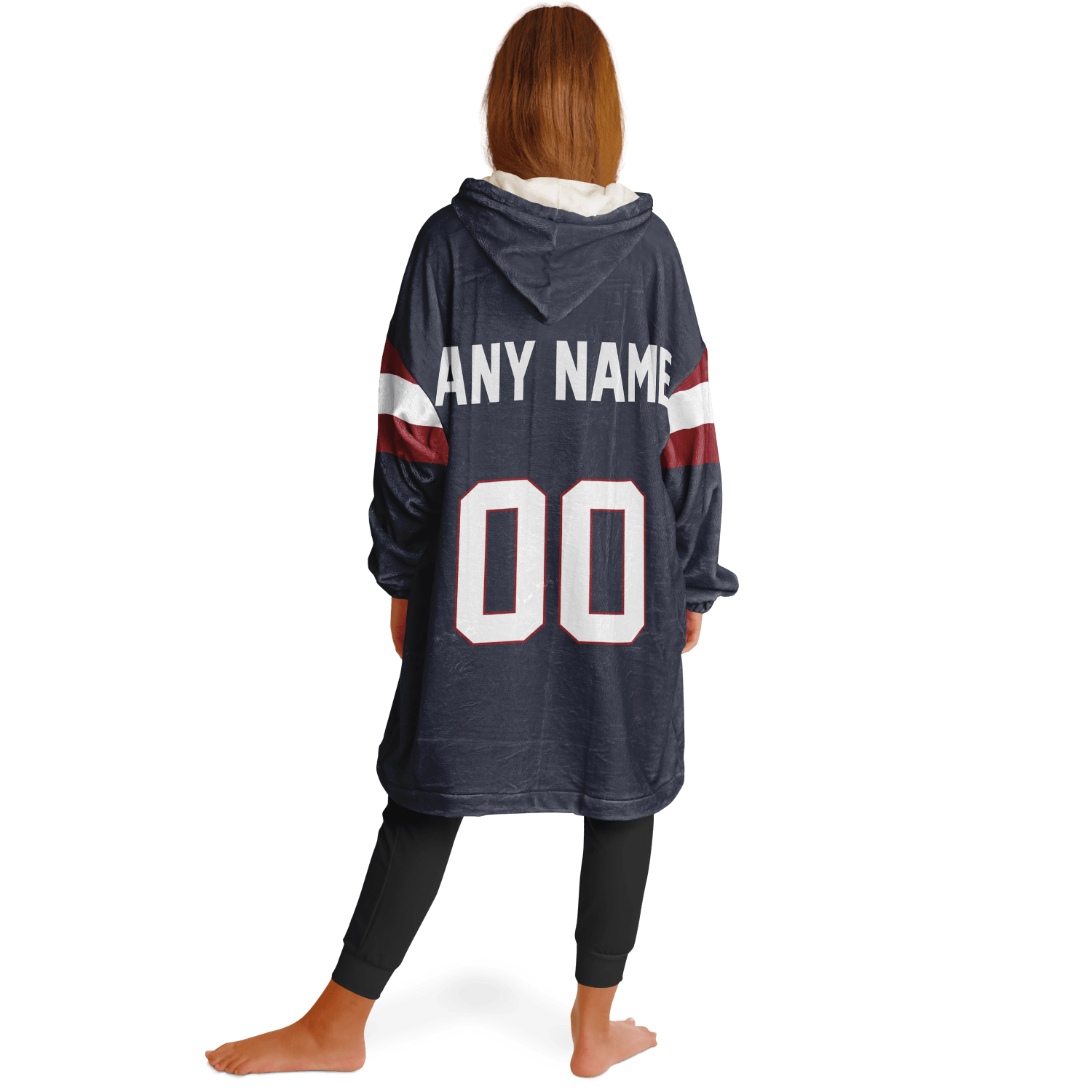 Personalized New England Hoodie Blanket product image 4