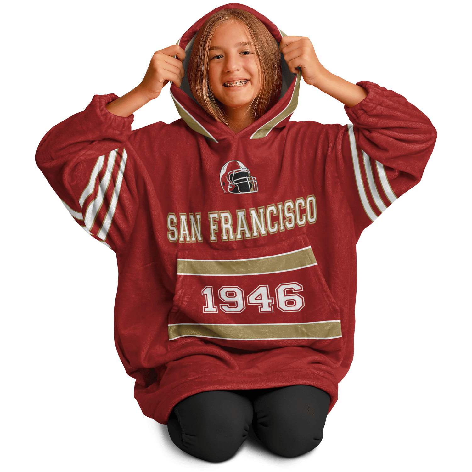 Personalized San Francisco Hoodie Blanket product image 0