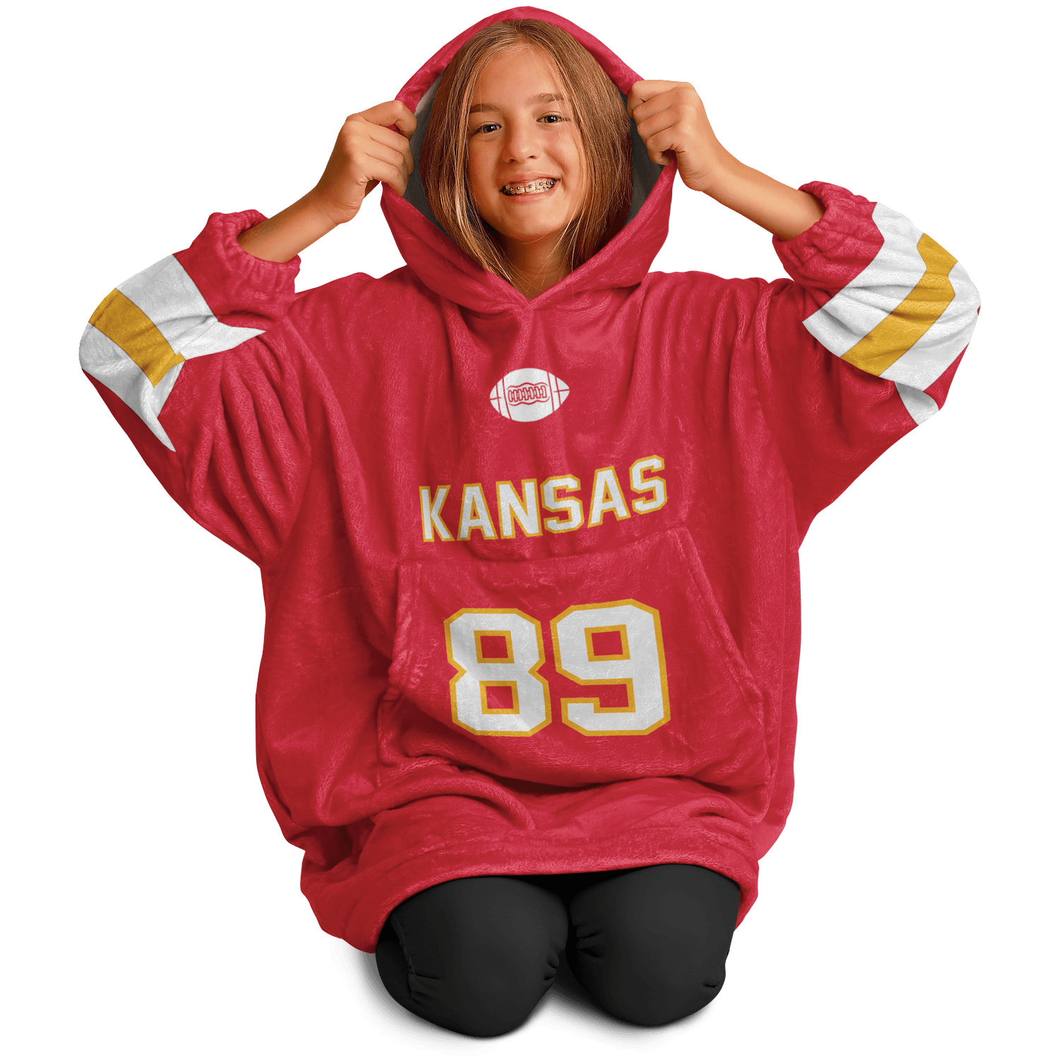 Personalized Kansas City Hoodie Blanket product image 3