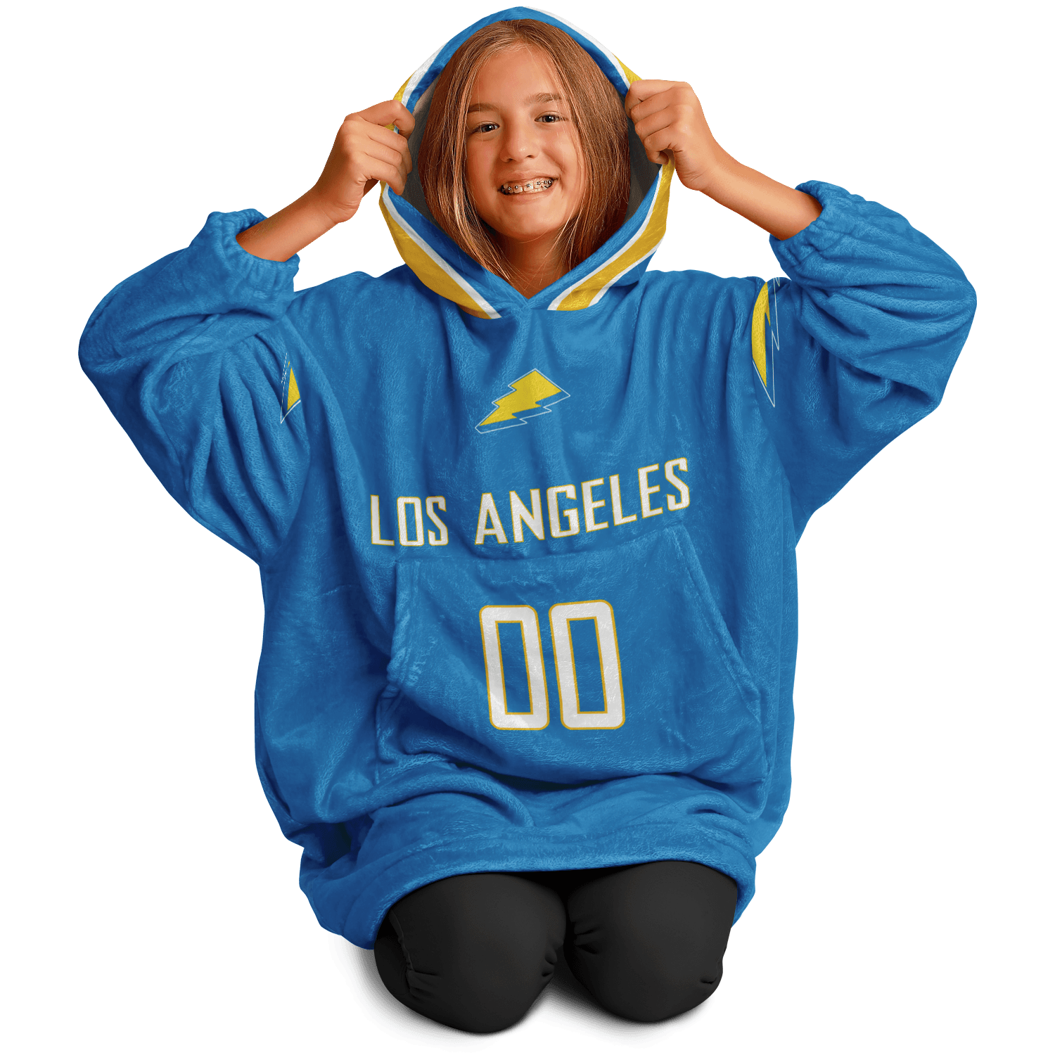 Personalized Los Angeles Hoodie Blanket product image 9