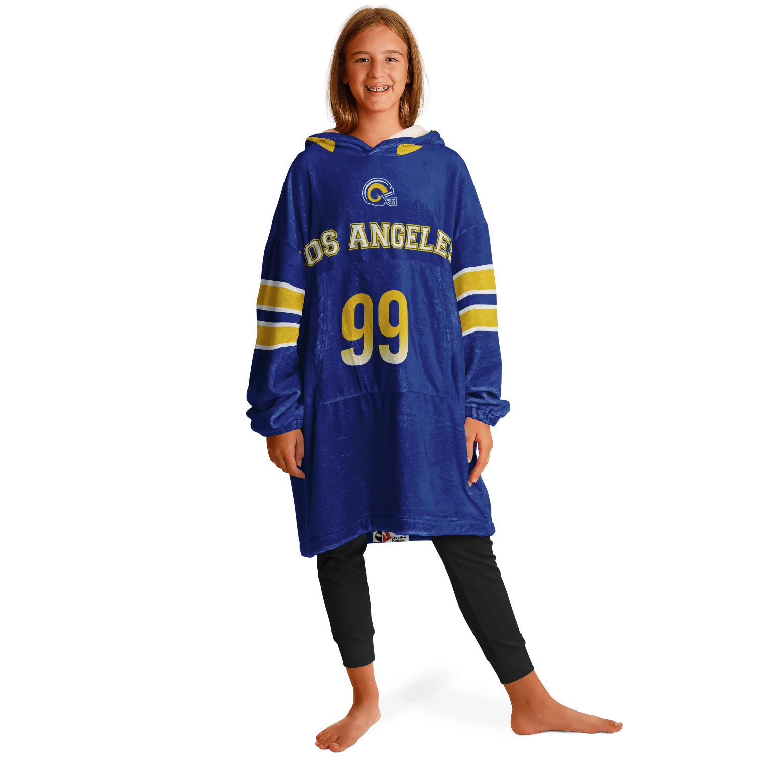 Personalized Los Angeles Hoodie Blanket product image 4