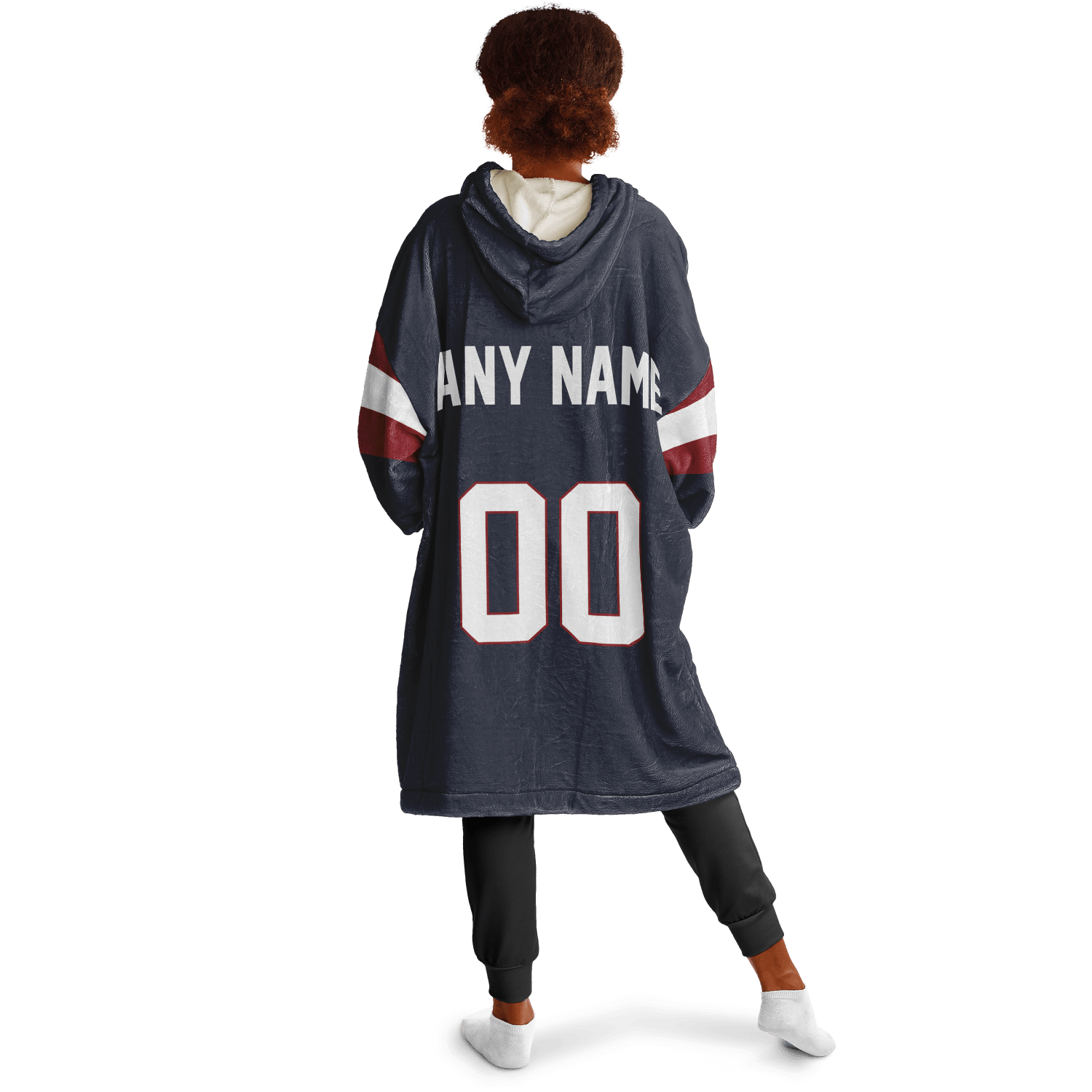 Personalized New England Hoodie Blanket product image 1