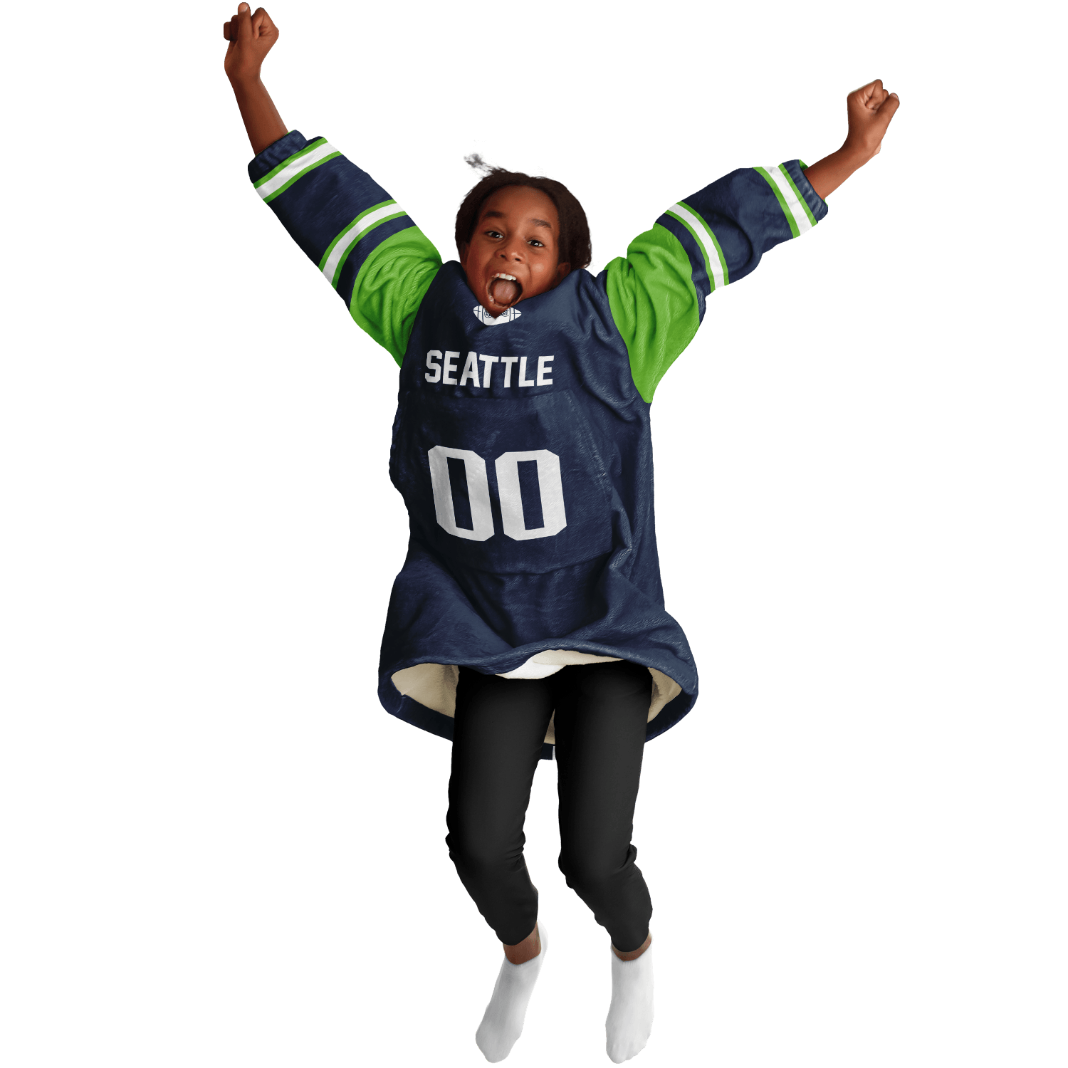 Personalized Seattle Hoodie Blanket product image 11