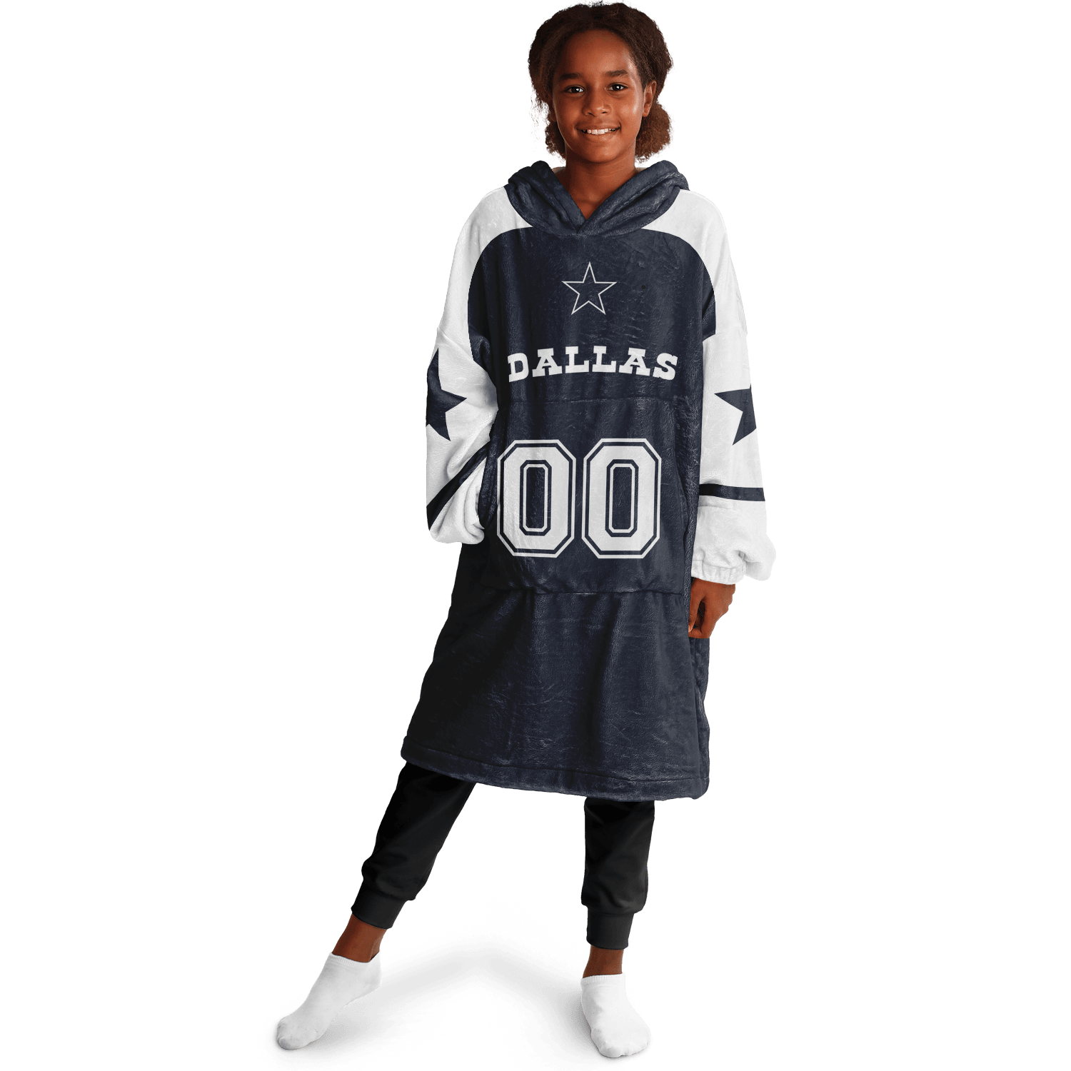 Personalized Dallas Hoodie Blanket product image 9