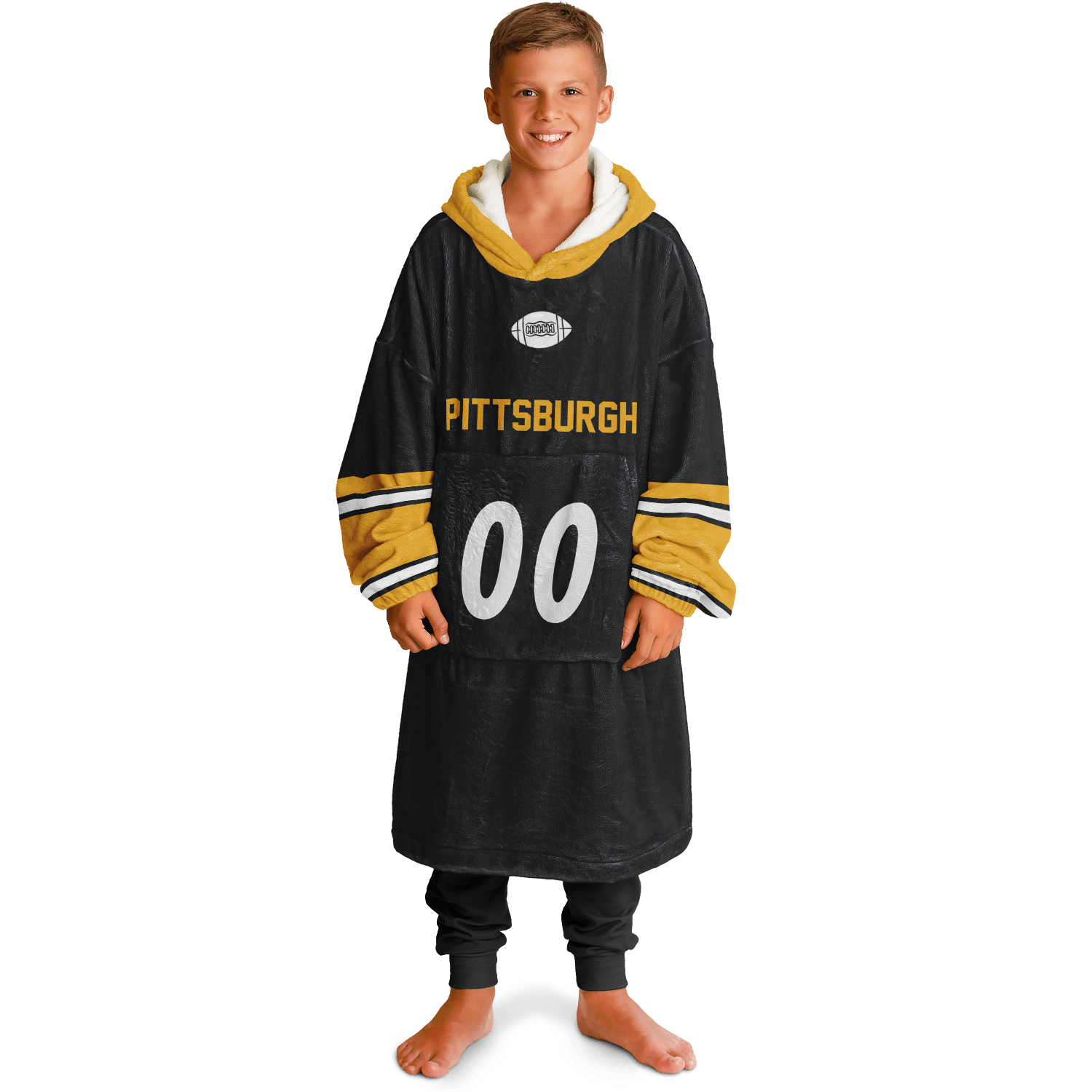 Personalized Pittsburgh Hoodie Blanket product image 11