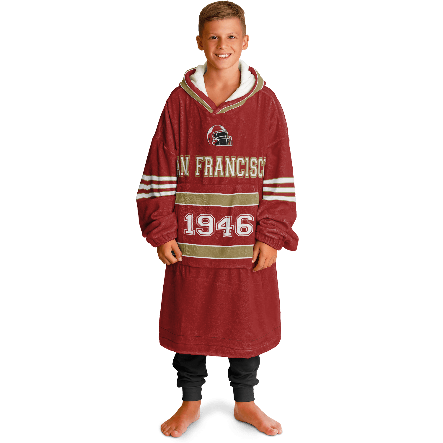 Personalized San Francisco Hoodie Blanket product image 12