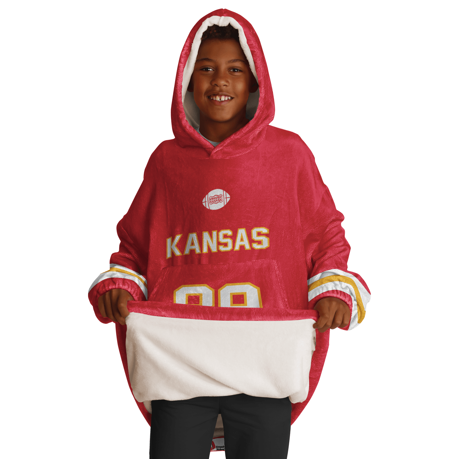 Personalized Kansas City Hoodie Blanket product image 6