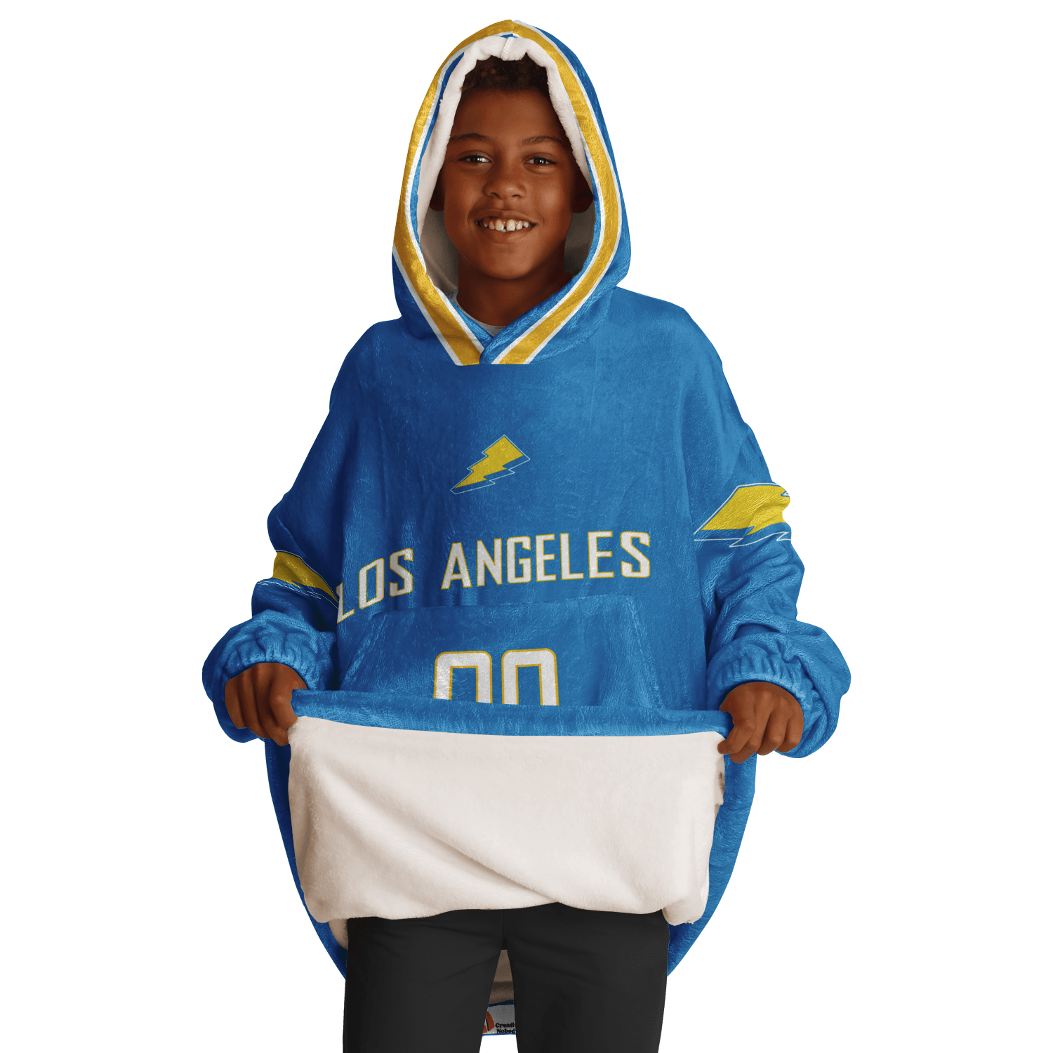 Personalized Los Angeles Hoodie Blanket product image 1