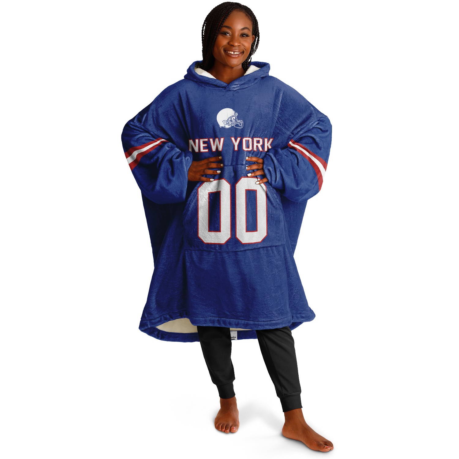 Personalized New York Hoodie Blanket product image 10