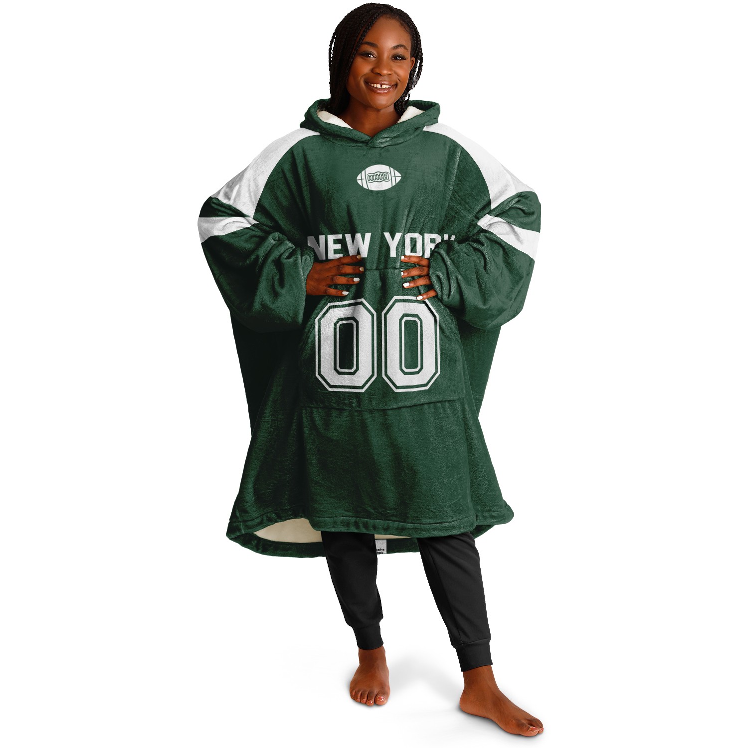 Personalized New York Hoodie Blanket product image 10