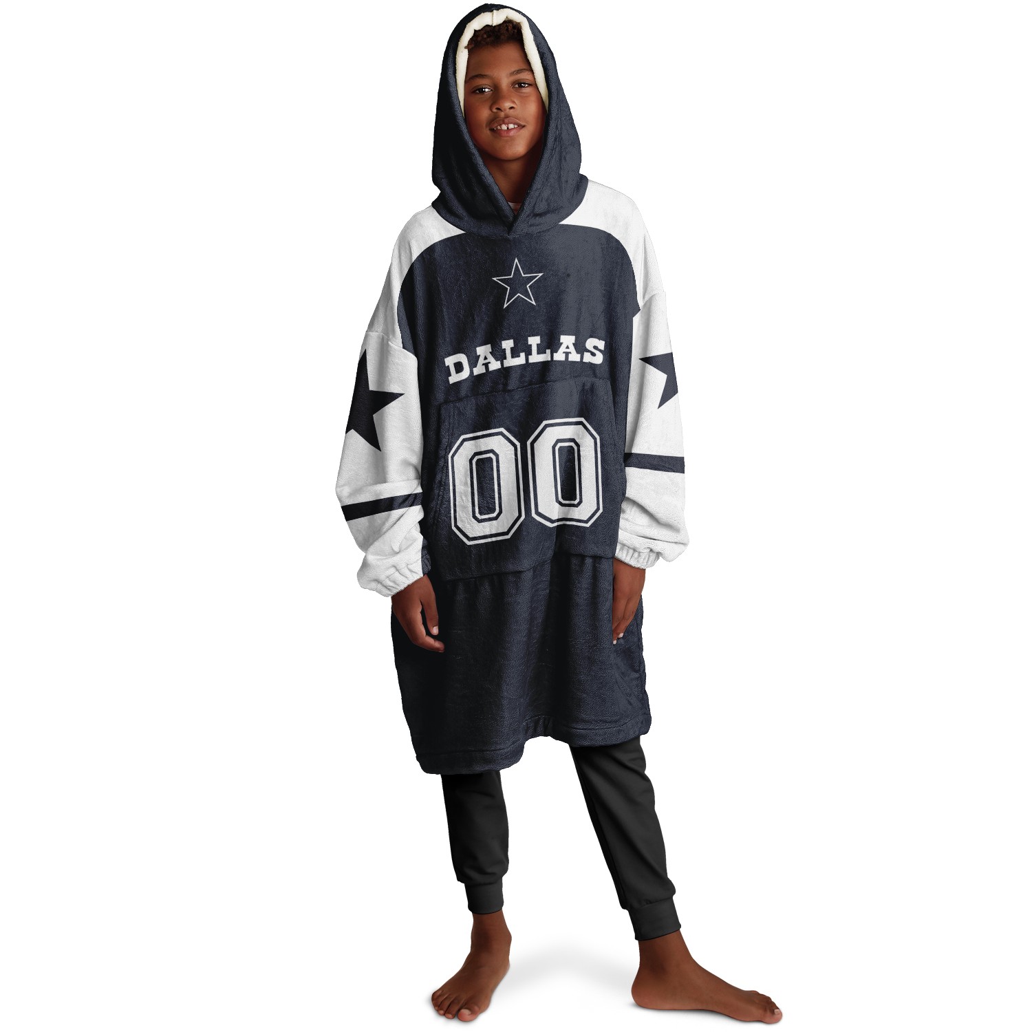 Personalized Dallas Hoodie Blanket product image 0