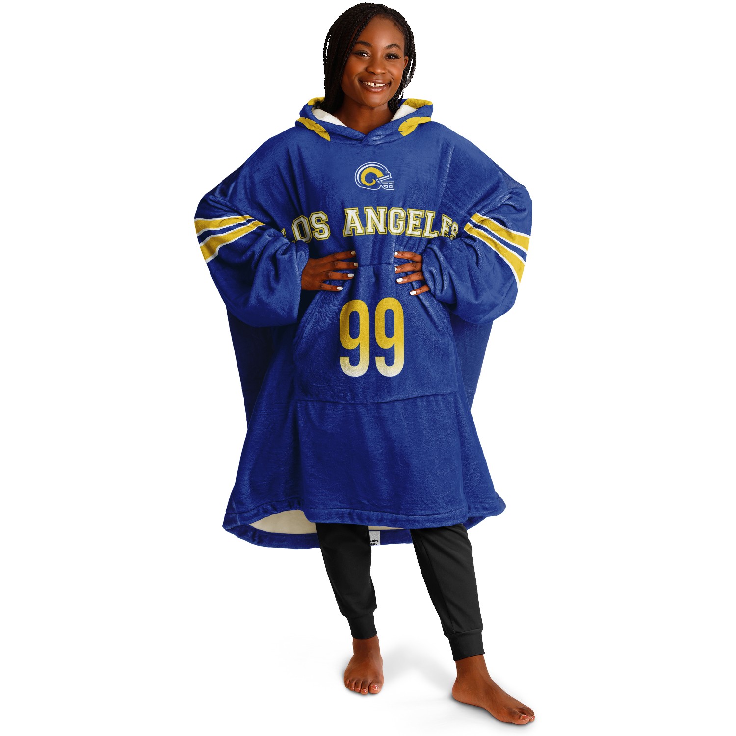 Personalized Los Angeles Hoodie Blanket product image 11