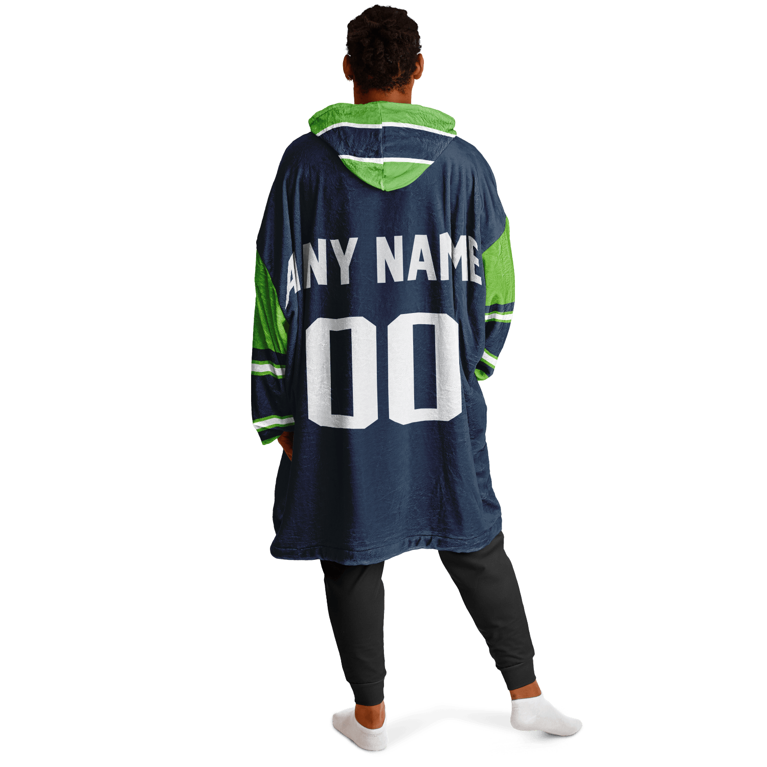 Personalized Seattle Hoodie Blanket product image 10