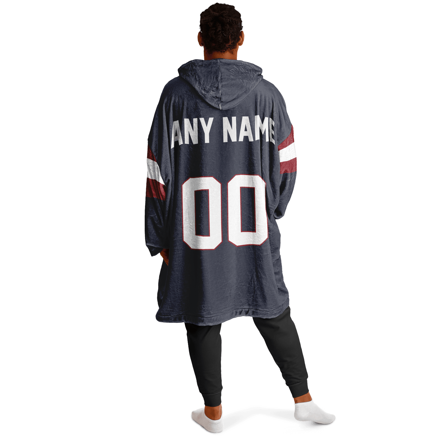 Personalized New England Hoodie Blanket product image 10