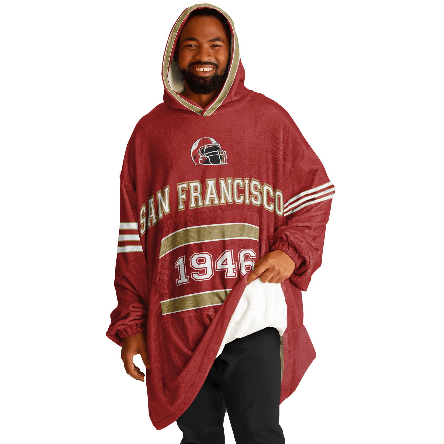 Personalized San Francisco Hoodie Blanket product image 9