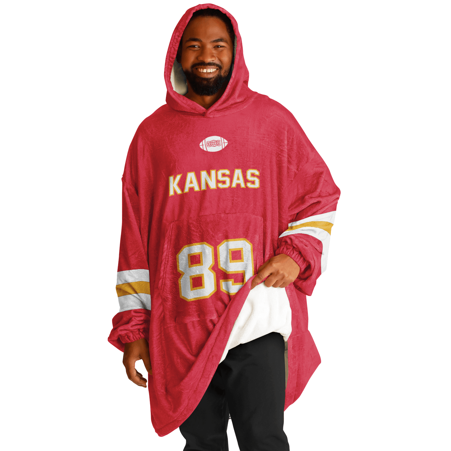 Personalized Kansas City Hoodie Blanket product image 9