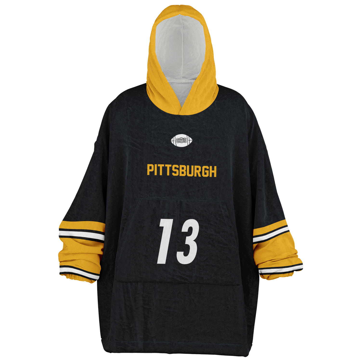 Personalized Pittsburgh Hoodie Blanket product image 13