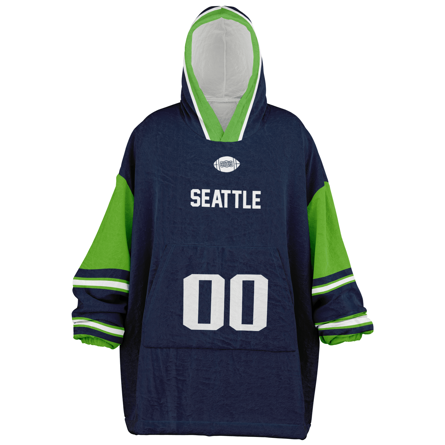 Personalized Seattle Hoodie Blanket product image 13