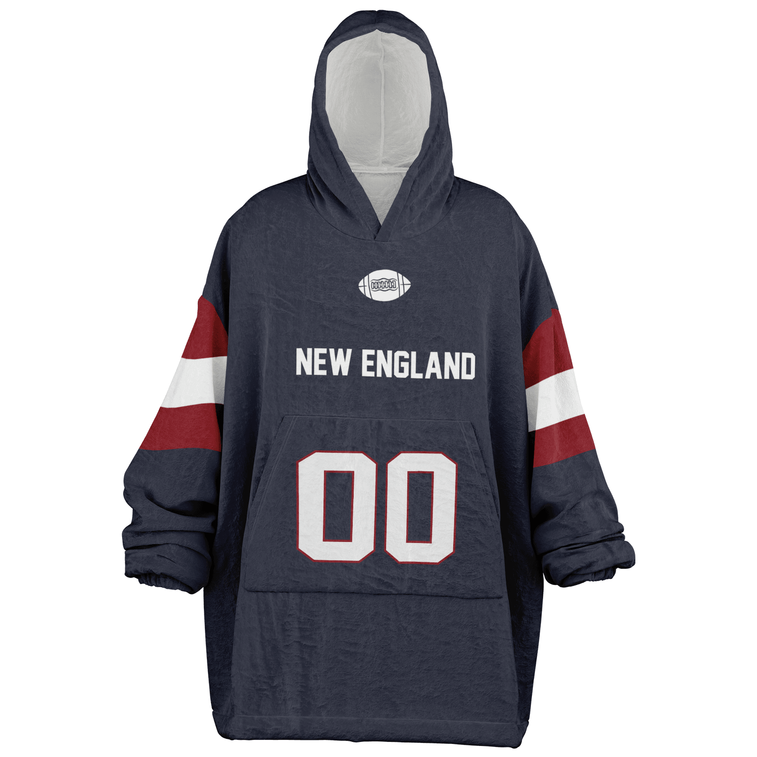 Personalized New England Hoodie Blanket product image 13