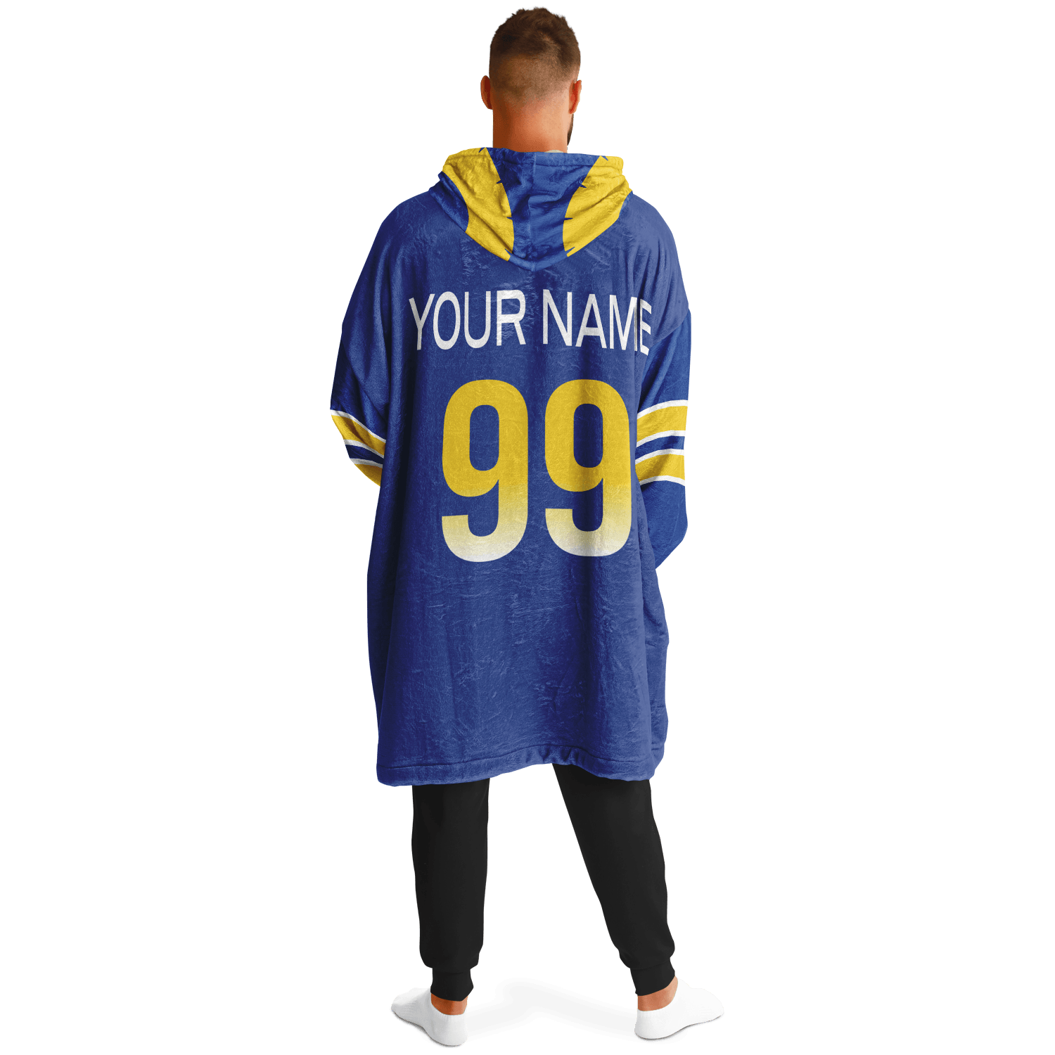 Personalized Los Angeles Hoodie Blanket product image 4