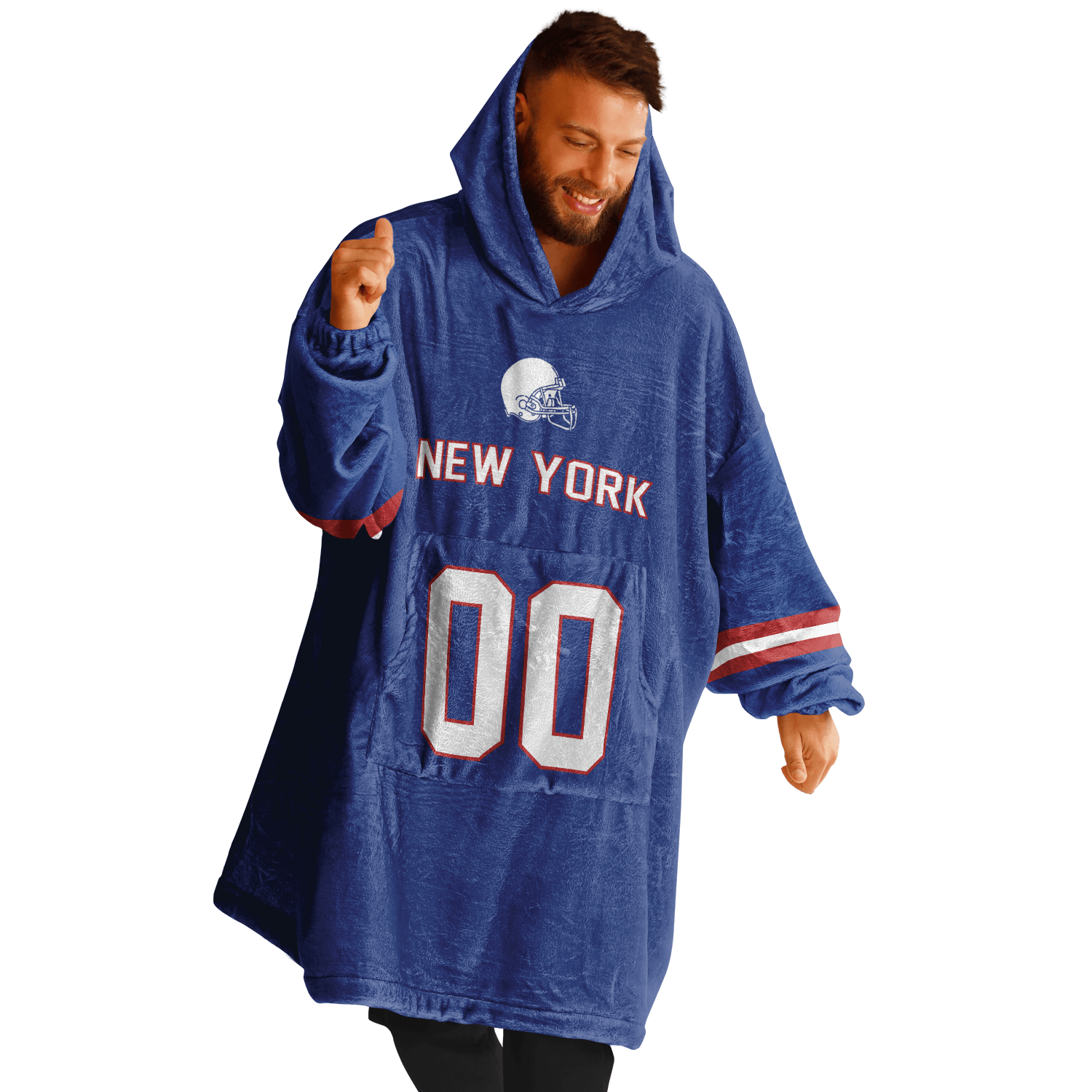 Personalized New York Hoodie Blanket product image 7