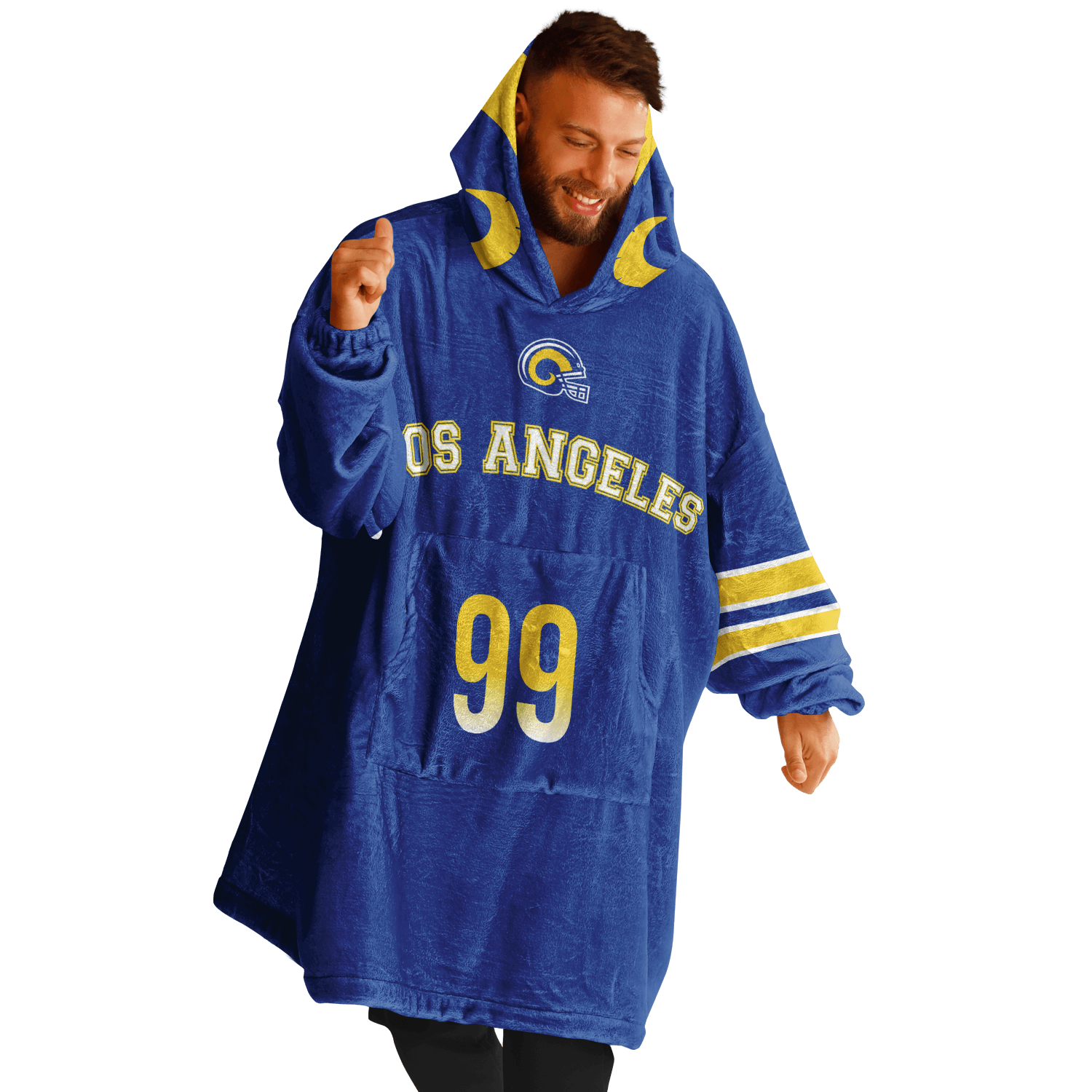 Personalized Los Angeles Hoodie Blanket product image 7