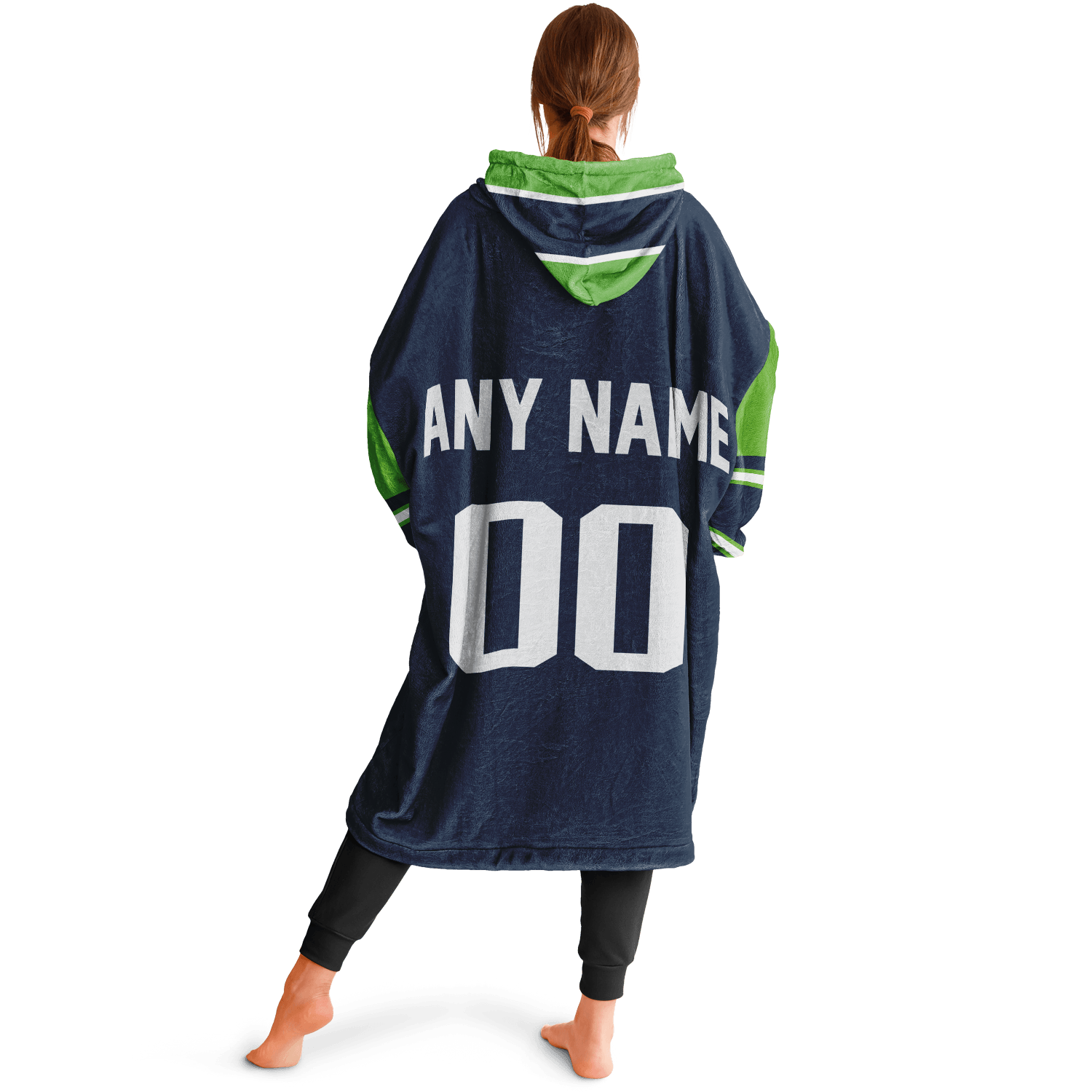 Personalized Seattle Hoodie Blanket product image 4