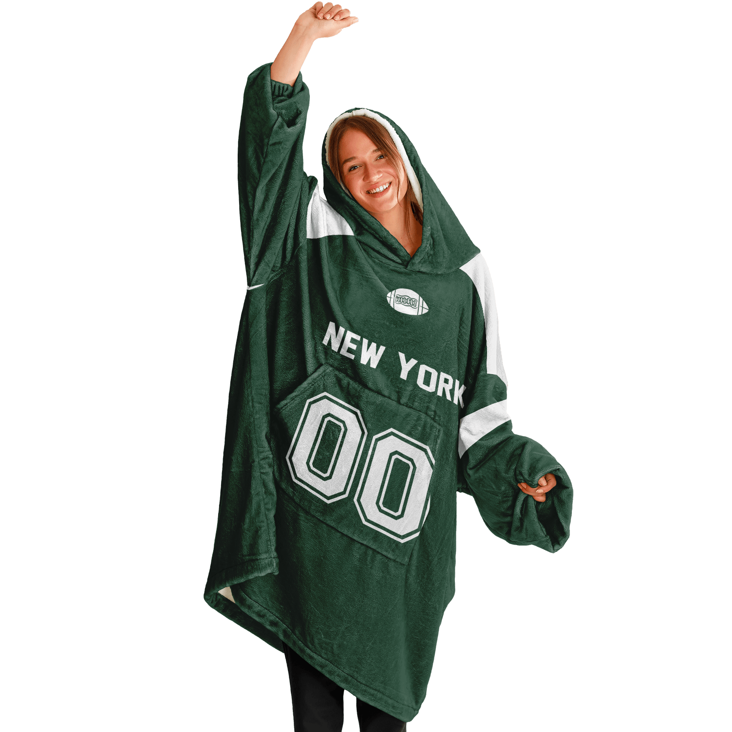 Personalized New York Hoodie Blanket product image 9