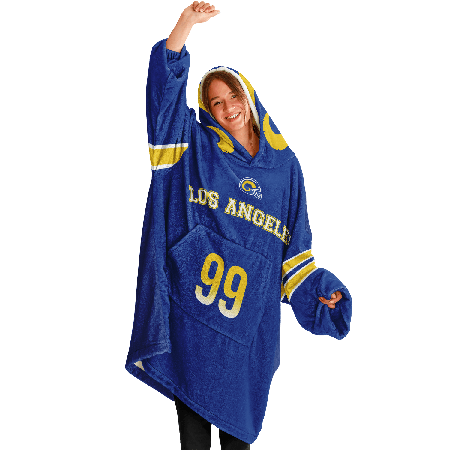 Personalized Los Angeles Hoodie Blanket product image 10