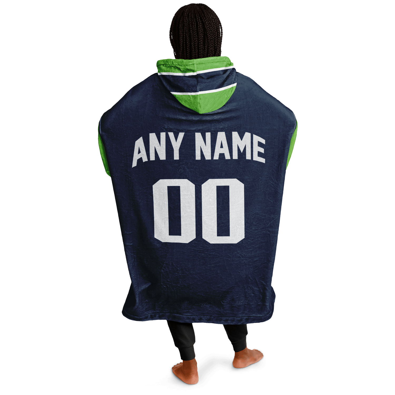 Personalized Seattle Hoodie Blanket product image 1