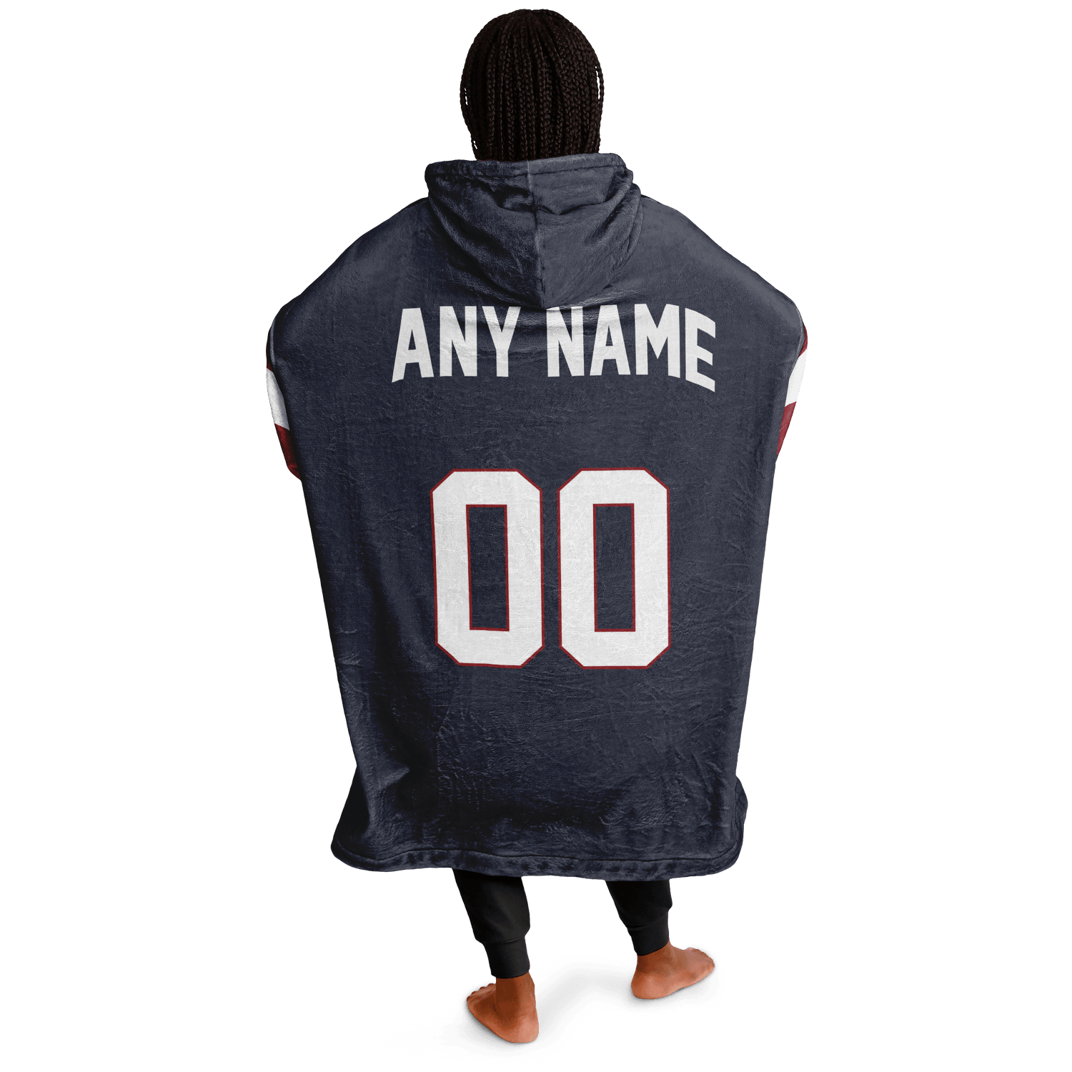 Personalized New England Hoodie Blanket product image 1