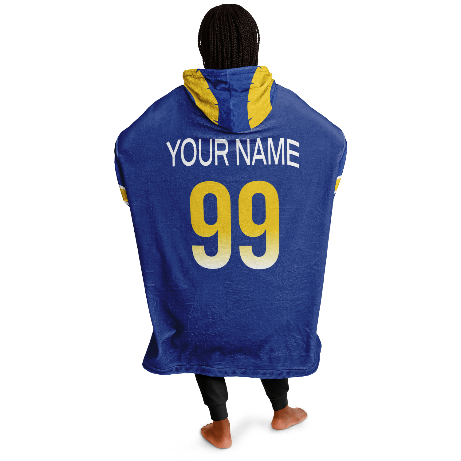 Personalized Los Angeles Hoodie Blanket product image 1