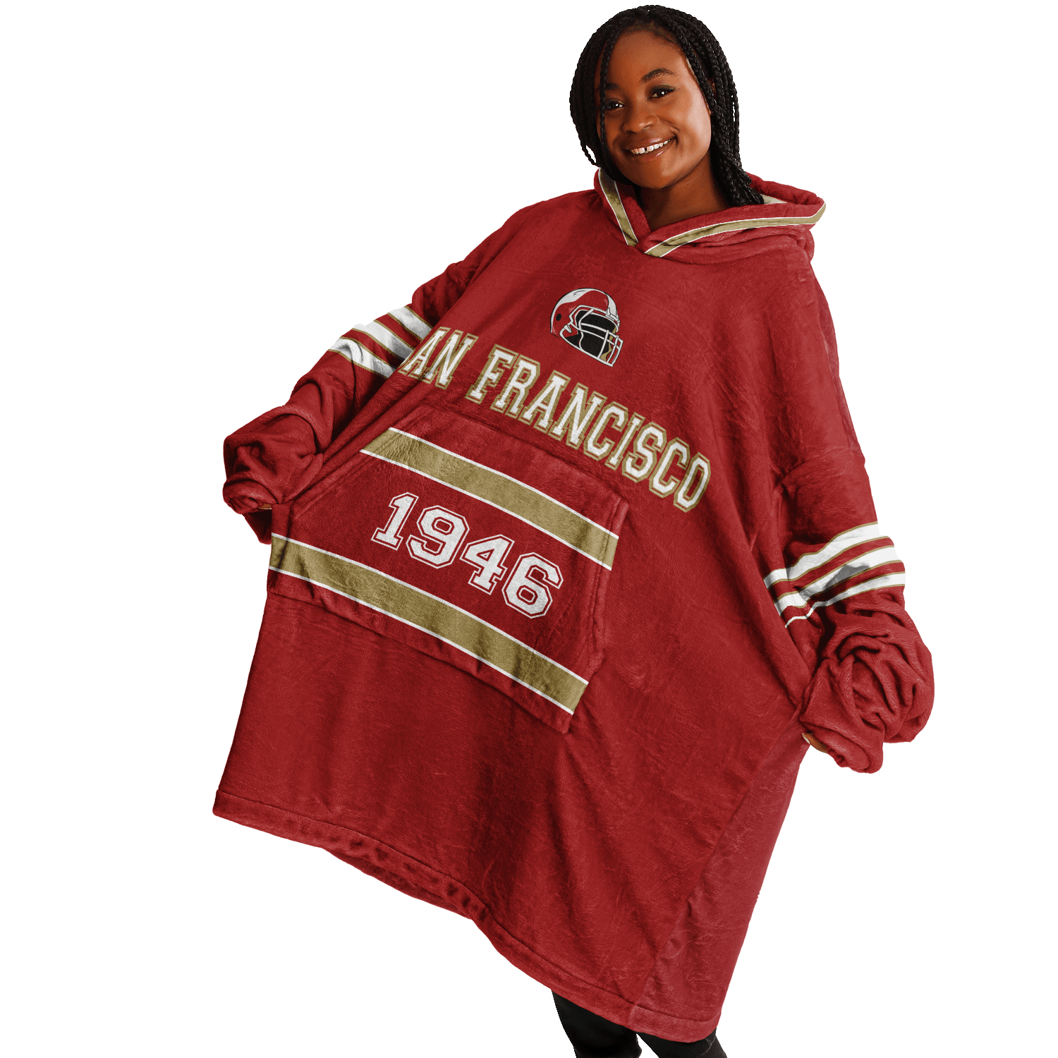 Personalized San Francisco Hoodie Blanket product image 0