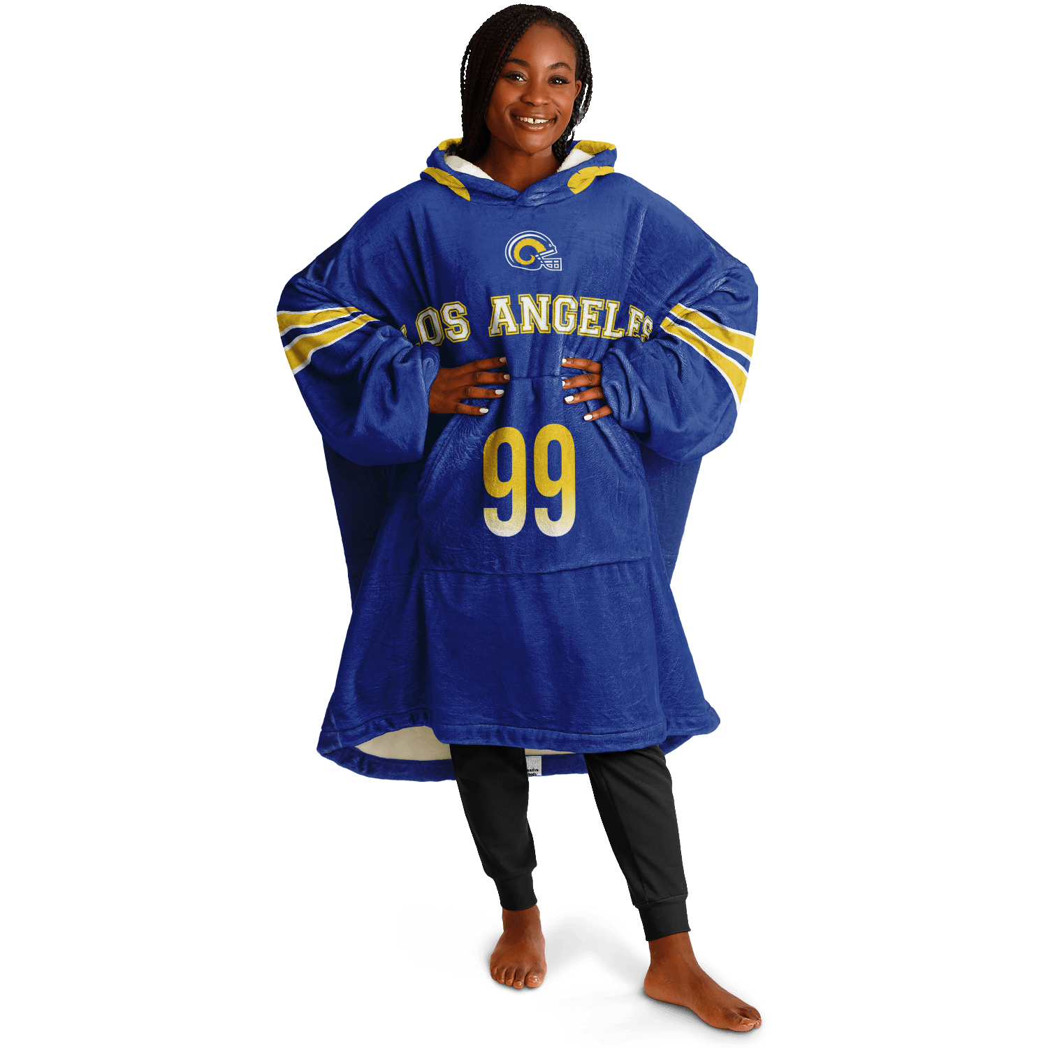 Personalized Los Angeles Hoodie Blanket product image 2